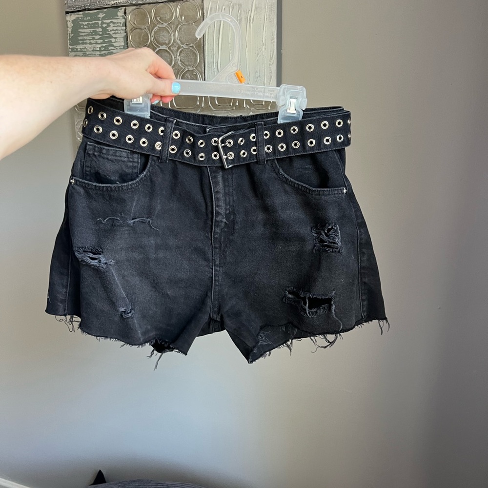 juicy couture shorts with belt